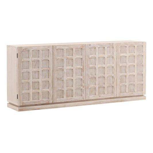 Henry & Mason - Fordd Whitewashed Elm Wood Sideboard - DV7076 veiw 1