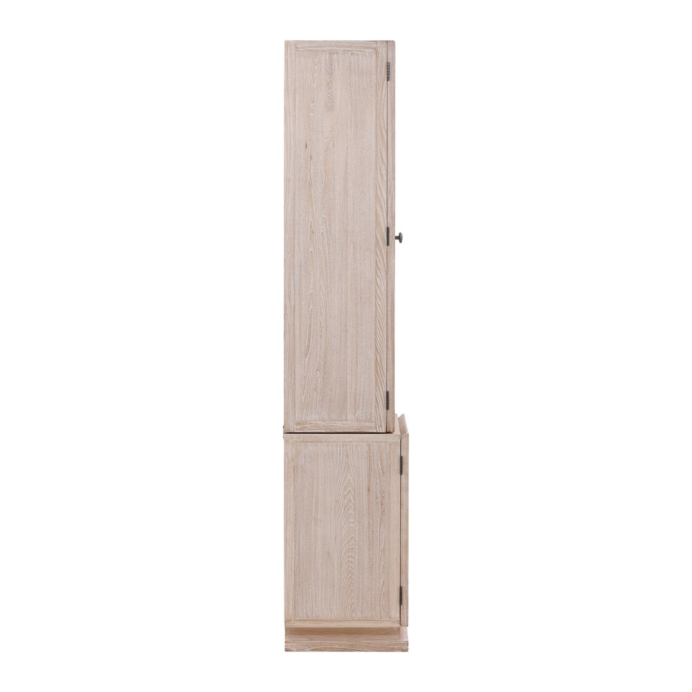 Henry & Mason - Fordd Whitewashed Elm Wood Storage Cabinet with Shelves - DV7085 veiw 3