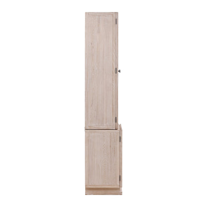 Henry & Mason - Fordd Whitewashed Elm Wood Storage Cabinet with Shelves - DV7085 veiw 3