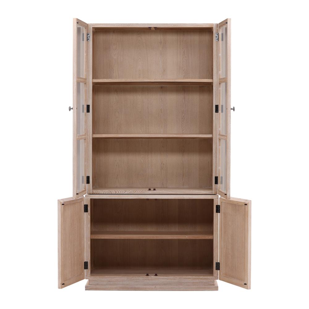 Henry & Mason - Fordd Whitewashed Elm Wood Storage Cabinet with Shelves - DV7085 veiw 5