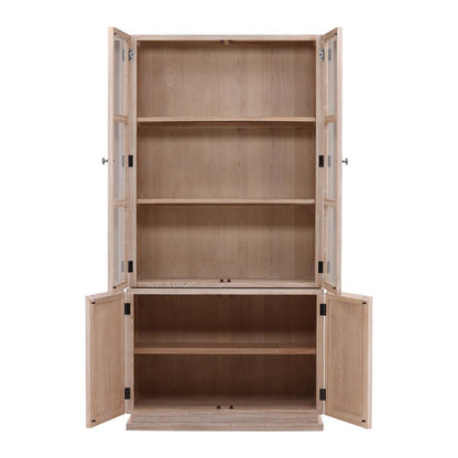 Henry & Mason - Fordd Whitewashed Elm Wood Storage Cabinet with Shelves - DV7085 veiw 5