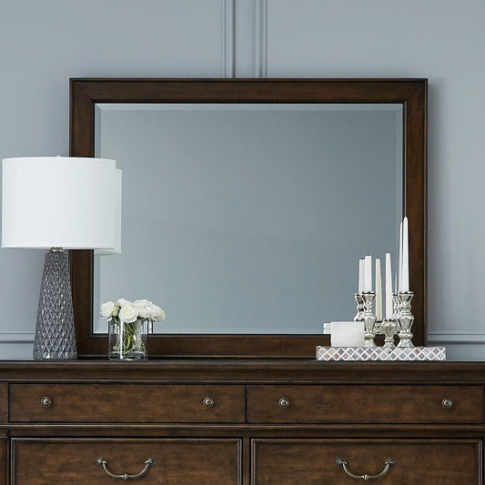 Henry & Mason - Forest Way Landscape Mirror in Satin Cherry - AFA02926 view 1