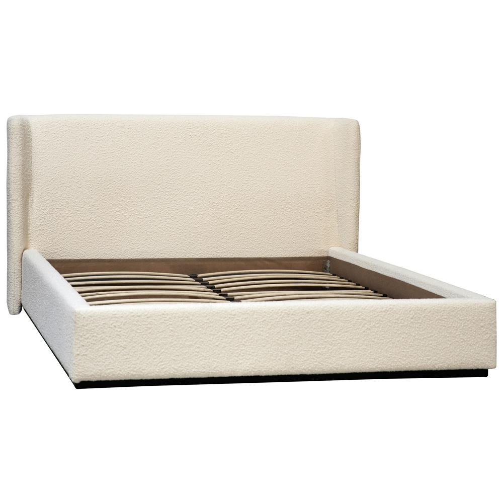 Henry & Mason - Fornell Birchwood Eastern King Bed with Cream Boucle Upholstery - DV7347 veiw 1