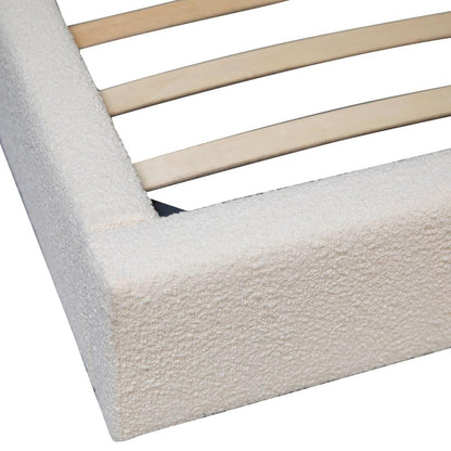 Henry & Mason - Fornell Birchwood Eastern King Bed with Cream Boucle Upholstery - DV7347 veiw 3