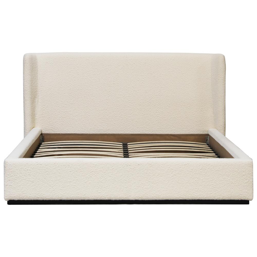 Henry & Mason - Fornell Birchwood Queen Bed with Cream Boucle Upholstery - DV7349 veiw 2