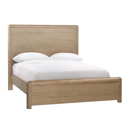 Henry & Mason - Franco Rubberwood Queen Bed in Natural Oak Veneer - DV7210 veiw 1