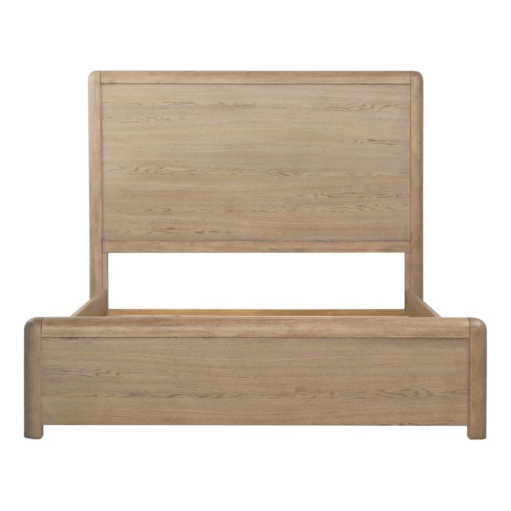 Henry & Mason - Franco Rubberwood Queen Bed in Natural Oak Veneer - DV7210 veiw 2