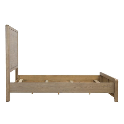 Henry & Mason - Franco Rubberwood Queen Bed in Natural Oak Veneer - DV7210 veiw 3