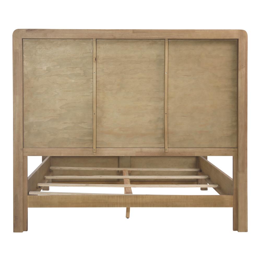 Henry & Mason - Franco Rubberwood Queen Bed in Natural Oak Veneer - DV7210 veiw 5