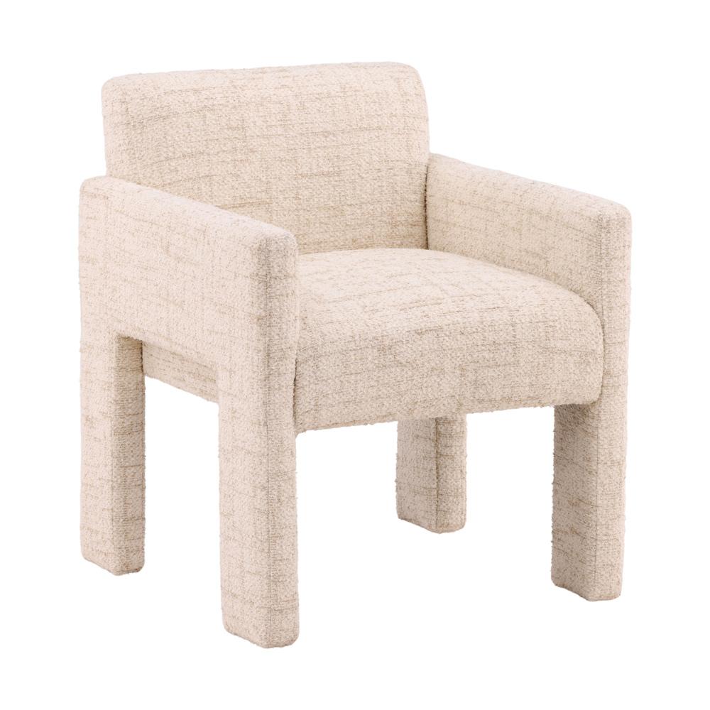 Henry & Mason - Freemont Hardwood Dining Chair in Fog Tweed Fabric - DV7416 veiw 1