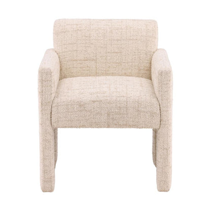 Henry & Mason - Freemont Hardwood Dining Chair in Fog Tweed Fabric - DV7416 veiw 2