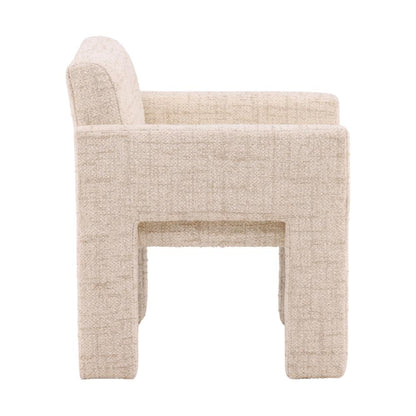 Henry & Mason - Freemont Hardwood Dining Chair in Fog Tweed Fabric - DV7416 veiw 3
