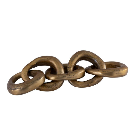 Henry & Mason - Fresno Aluminum Chain Links in Antique Brass - DV7838 veiw 1