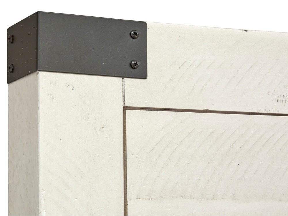 Henry & Mason  -  Fulton Hollow Alabaster King Panel Storage Bed  - AFA00887 view 5