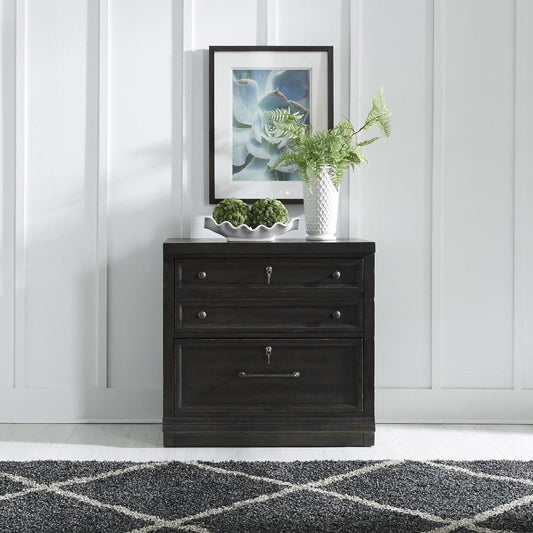 Henry & Mason - Gathering Place Bunching Lateral File Cabinet in Chalkboard - AFA03941 view 1