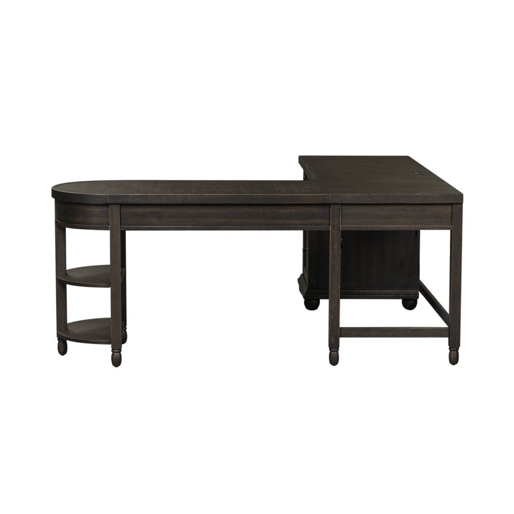 Henry & Mason - Gathering Place L Shaped Desk Set in Chalkboard - AFA03943 view 7