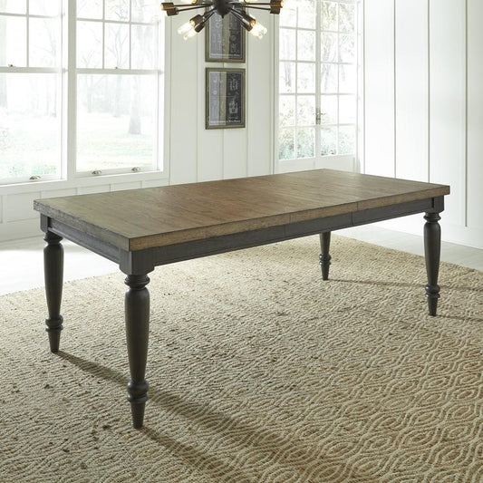 Henry & Mason - Gathering Place Rectangular Leg Table in Chalkboard - AFA03946 view 1