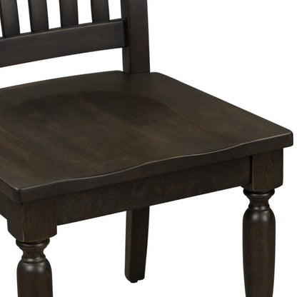 Henry & Mason - Gathering Place Slat Back Side Chair in Chalkboard Finish - AFA03929 view 5
