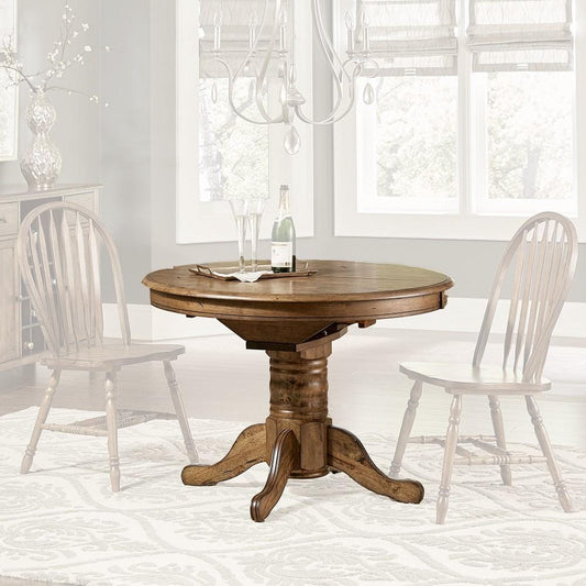 Henry & Mason - Georgia Junction Pedestal Table in Antique Honey - AFA01690 view 1