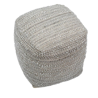 Henry & Mason - Gladlove Handwoven Natural Tones Pouf - DV7561 veiw 2