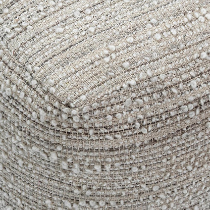Henry & Mason - Gladlove Handwoven Natural Tones Pouf - DV7561 veiw 3