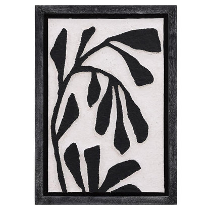 Henry & Mason - Grande 3-D Textured Acrylic Art in Black Wood Float Frame - DV7920 veiw 1
