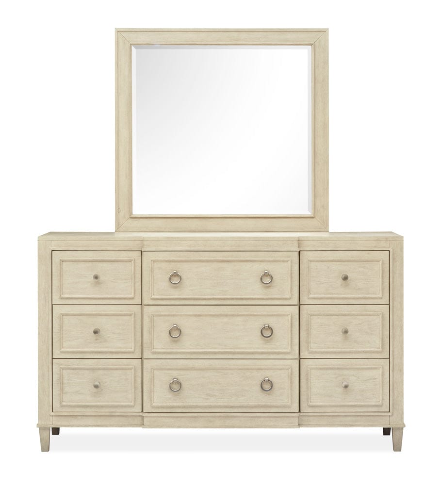Henry & Mason  -  Grayford Limestone Drawer Dresser With Landscape Mirror  - AFA01264 view 2