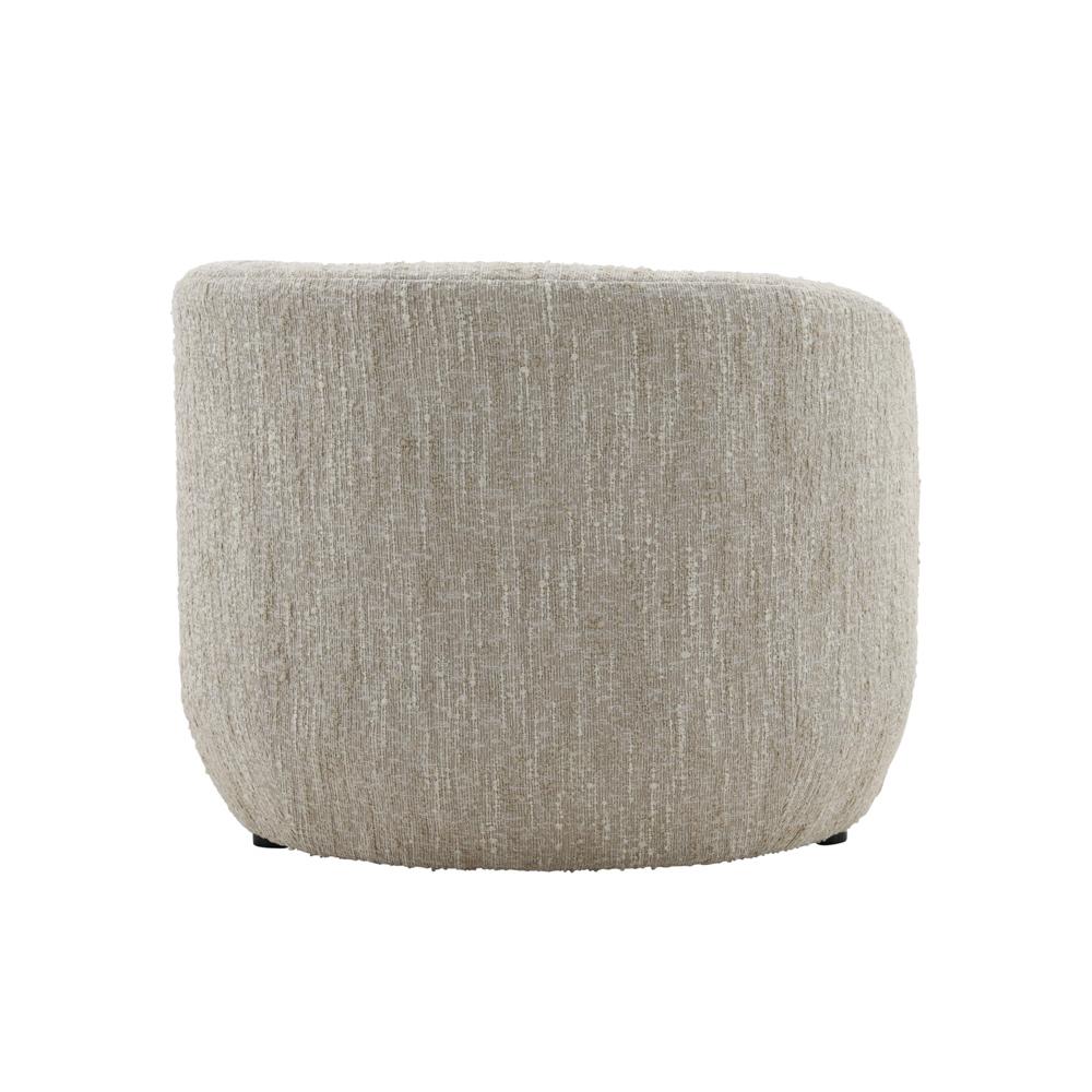 Henry & Mason - Gregor Solid Hardwood Chaise in Beige Textured Boucle Fabric - DV7368 veiw 3