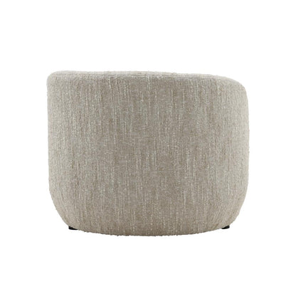 Henry & Mason - Gregor Solid Hardwood Chaise in Beige Textured Boucle Fabric - DV7368 veiw 3