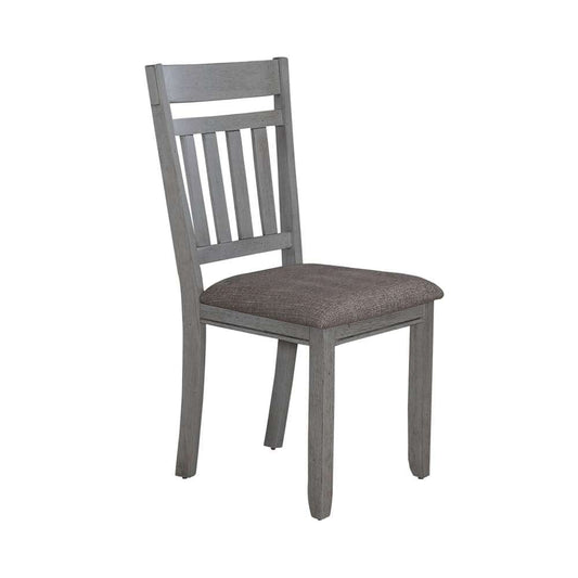 Henry & Mason - Hampton Splat Back Side Chair (RTA) (Set of 2) in Smokey Gray with Carbon Gray Tops - AFA01479 view 1