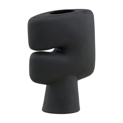 Henry & Mason - Harisha 17in Black Terracotta Vase - DV7423 veiw 1