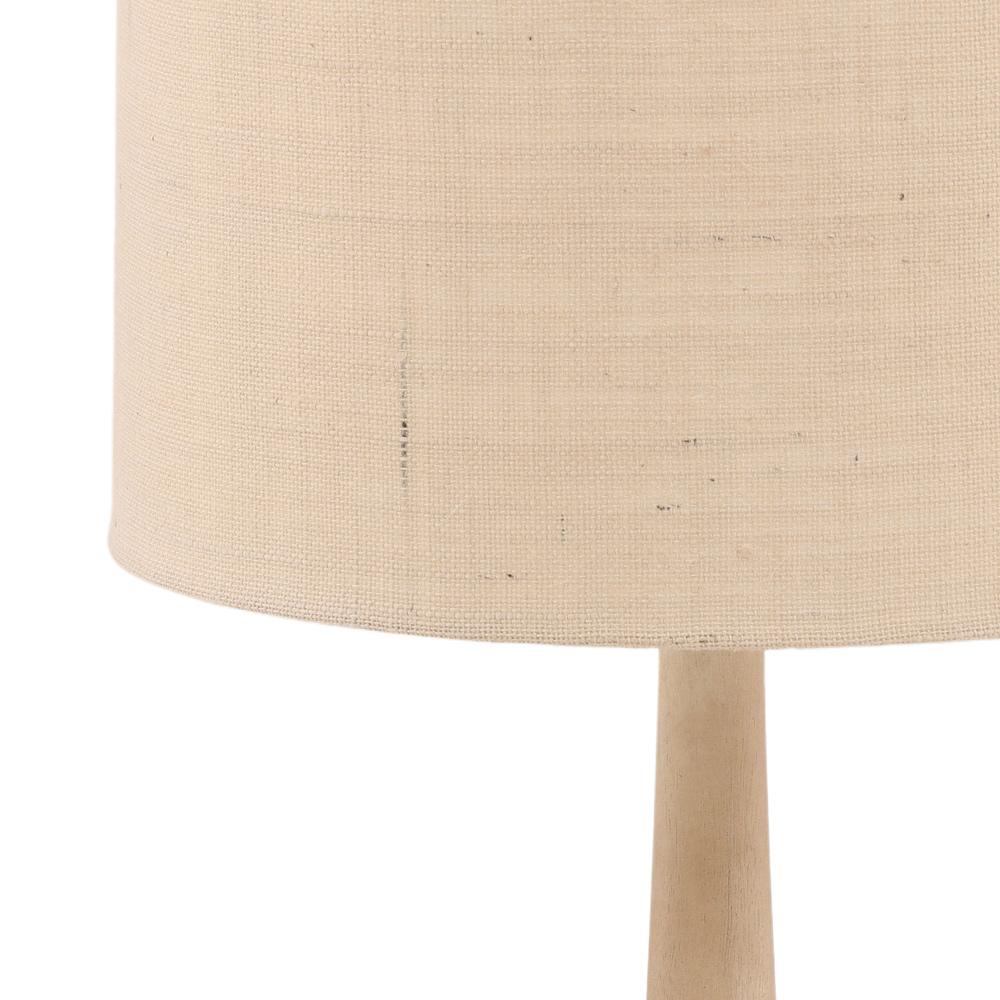 Henry & Mason - Harland Natural Mango Wood Table Lamp with Beige Jute Shade - DV7537 veiw 2