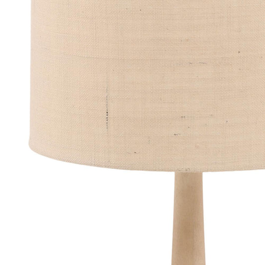 Henry & Mason - Harland Natural Mango Wood Table Lamp with Beige Jute Shade - DV7537 veiw 2