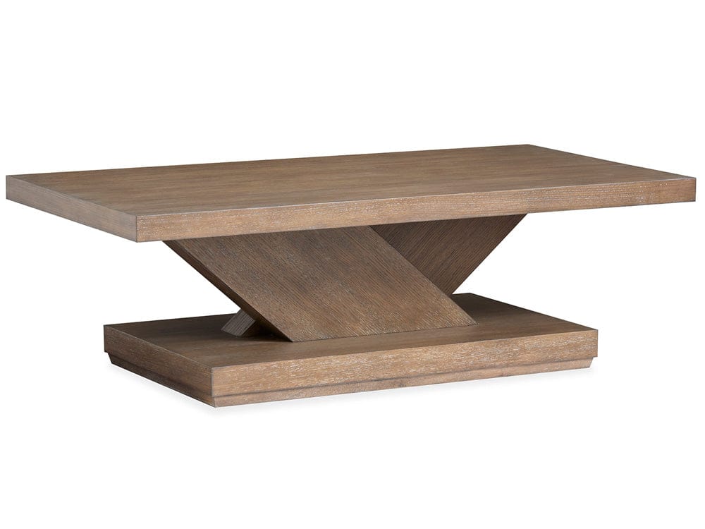 Henry & Mason  -  Harringside Antique Wheat Rectangular Cocktail Table With Casters  - AFA01049 view 1