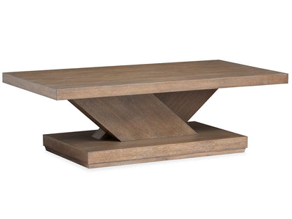Henry & Mason  -  Harringside Antique Wheat Rectangular Cocktail Table With Casters  - AFA01049 view 1