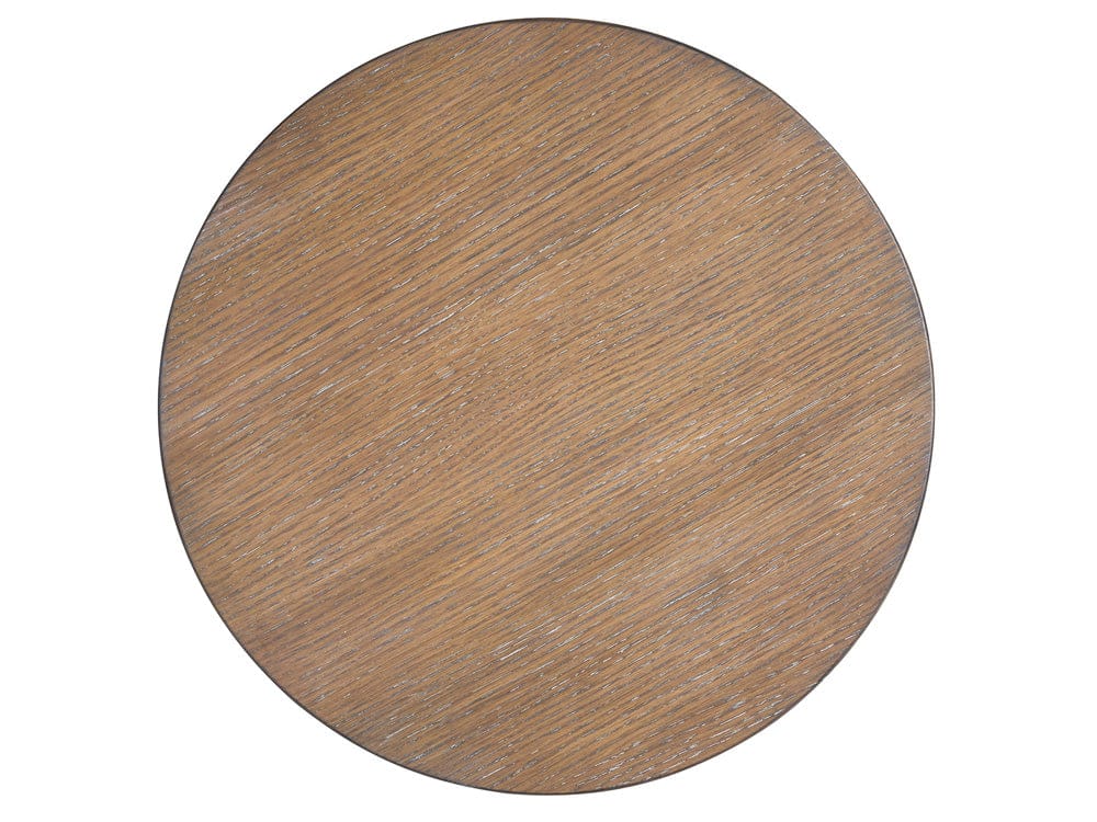 Henry & Mason  -  Harringside Antique Wheat Round Accent End Table  - AFA01052 view 5