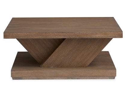 Henry & Mason  -  Harringside Antique Wheat Square Cocktail Table With Casters  - AFA01053 view 3