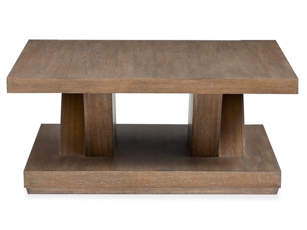 Henry & Mason  -  Harringside Antique Wheat Square Cocktail Table With Casters  - AFA01053 view 4
