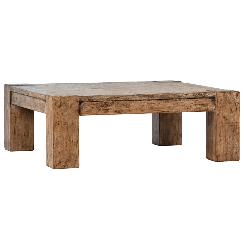 Henry & Mason - Harrison Reclaimed Pine Wood Coffee Table in Antique Natural Finish - DV7864 veiw 1
