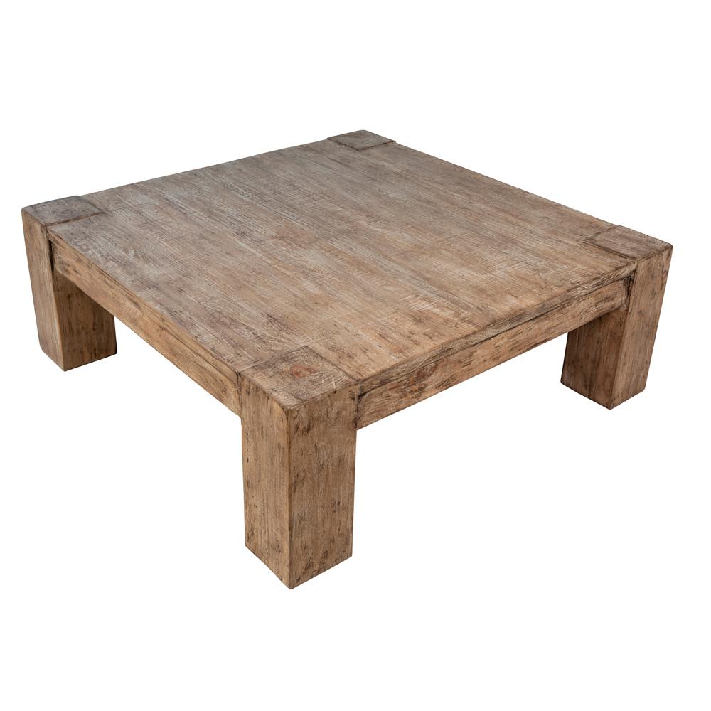Henry & Mason - Harrison Reclaimed Pine Wood Coffee Table in Antique Natural Finish - DV7864 veiw 4