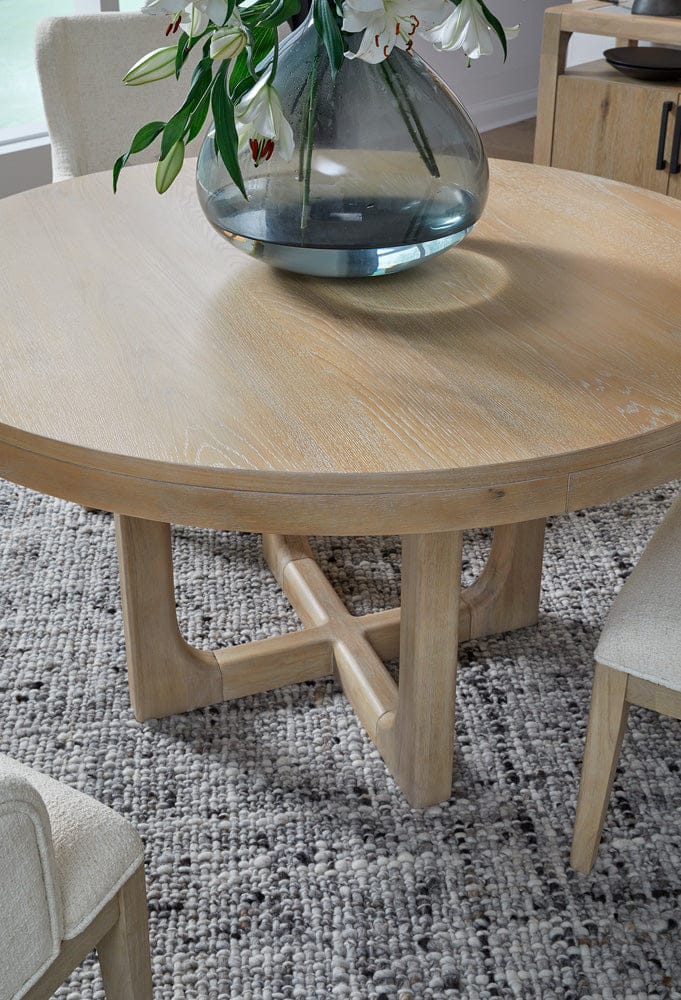 Henry & Mason  -  Harrowgate Butternut Round Dining Table  - AFA01269 view 4