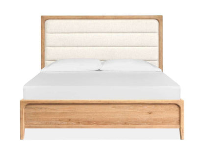 Henry & Mason - Harrowgate Complete Queen Panel Bed w/Upholstered Headboard - AFA00560 view 1
