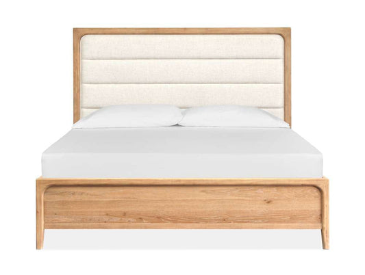 Henry & Mason - Harrowgate Complete Queen Panel Bed w/Upholstered Headboard - AFA00560 view 1