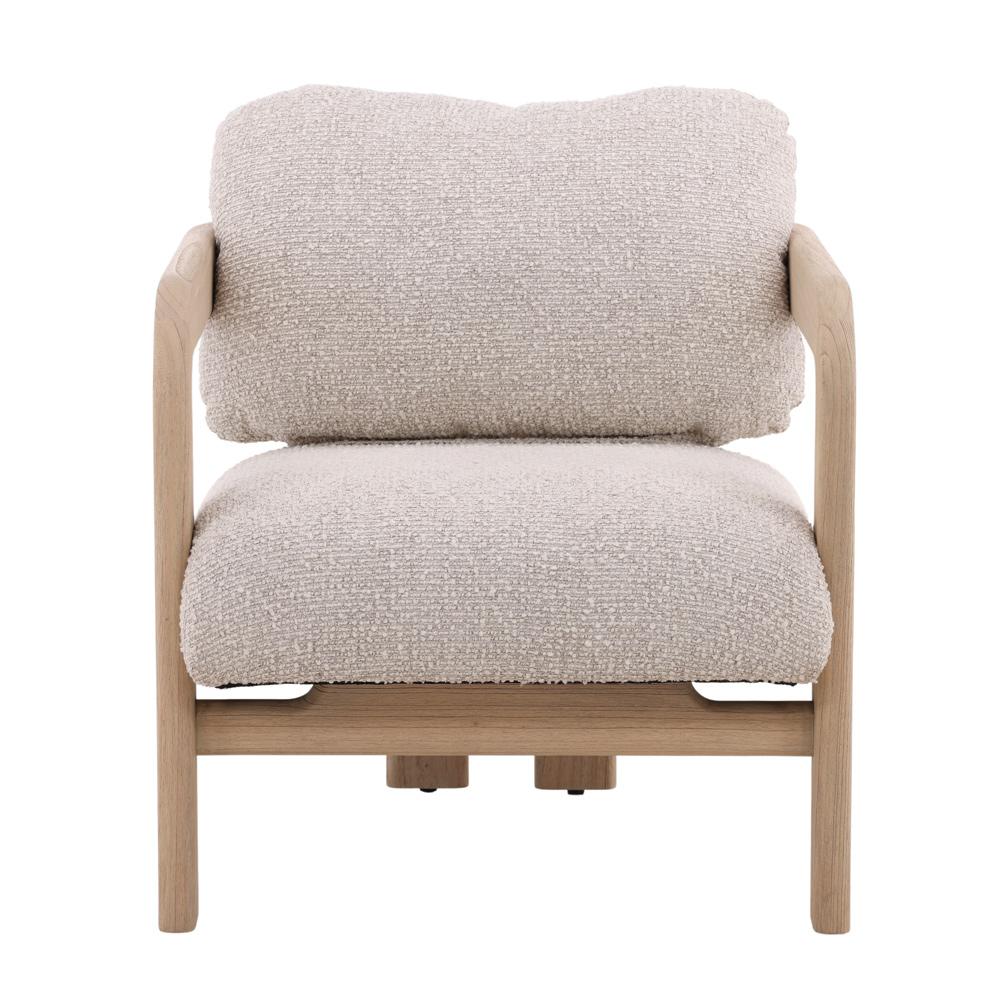 Henry & Mason - Harvey Light Natural Mindi Wood Occasional Chair with Cream Basketweave Fabric - DV7093 veiw 2