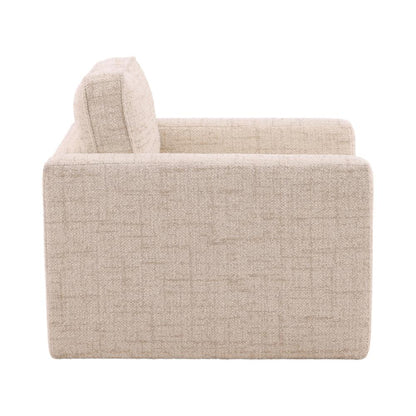 Henry & Mason - Hashte Hardwood Feather and Fiber Filled Occasional Chair In Fog Tweed - DV7413 veiw 3
