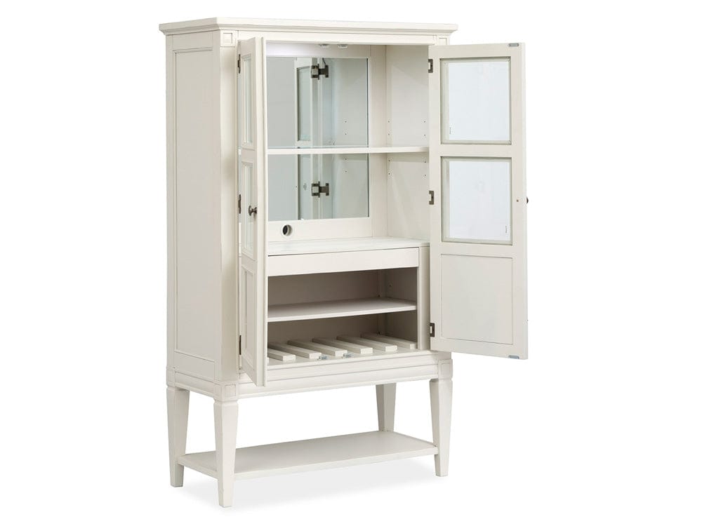 Henry & Mason  -  Havenwood Egg Shell White Display Cabinet  - AFA01338 view 4