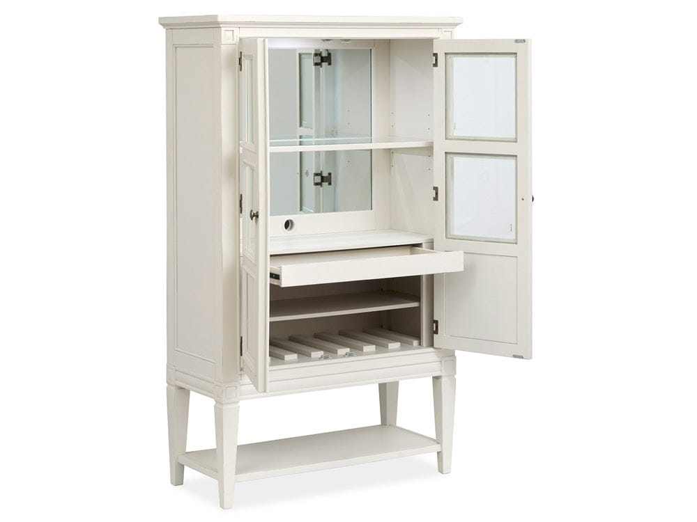 Henry & Mason  -  Havenwood Egg Shell White Display Cabinet  - AFA01338 view 5