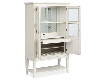 Henry & Mason  -  Havenwood Egg Shell White Display Cabinet  - AFA01338 view 5