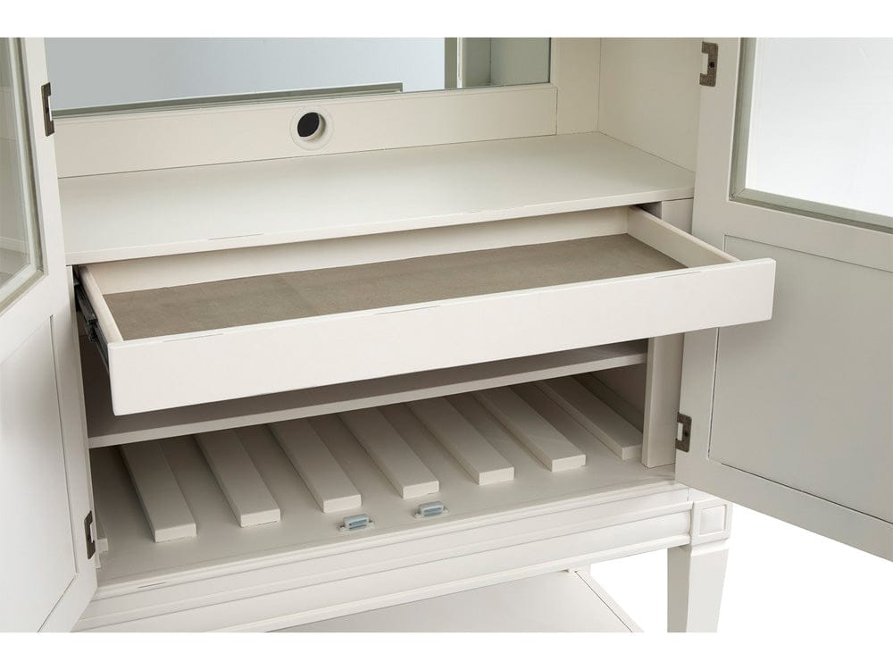 Henry & Mason  -  Havenwood Egg Shell White Display Cabinet  - AFA01338 view 7