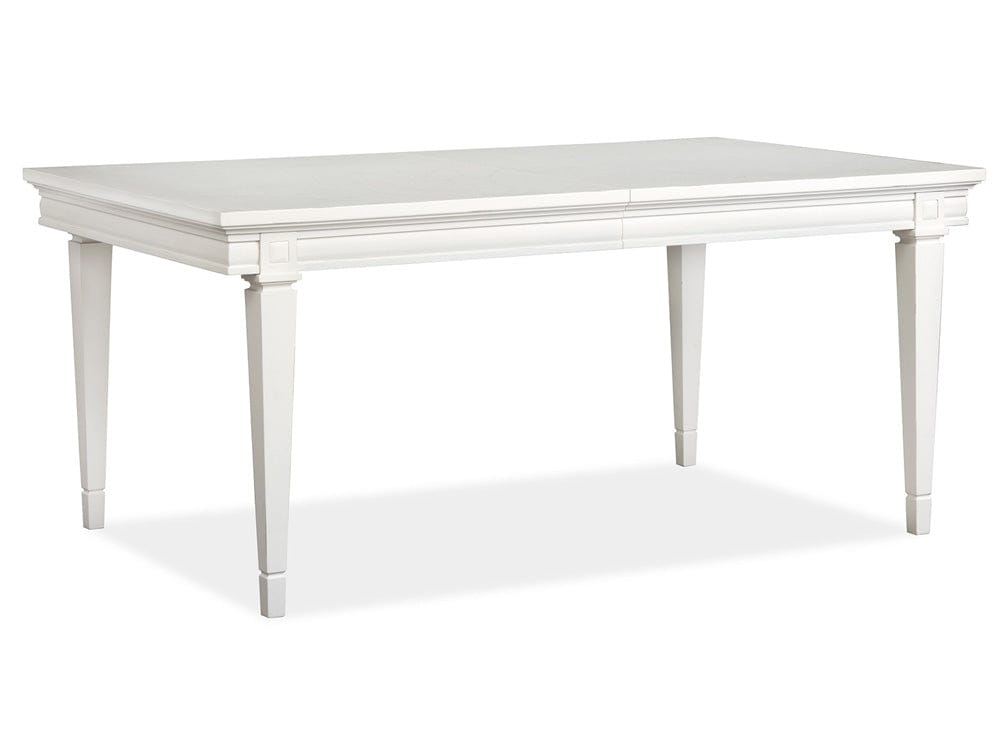 Henry & Mason  -  Havenwood Egg Shell White Extendable Rectangular Dining Table  - AFA01340 view 1